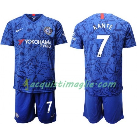 Divisa di Calcio Chelsea Kante 7 Bambino Prima 2019/2020